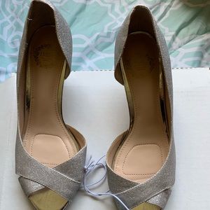 J. Miller silver dress heels